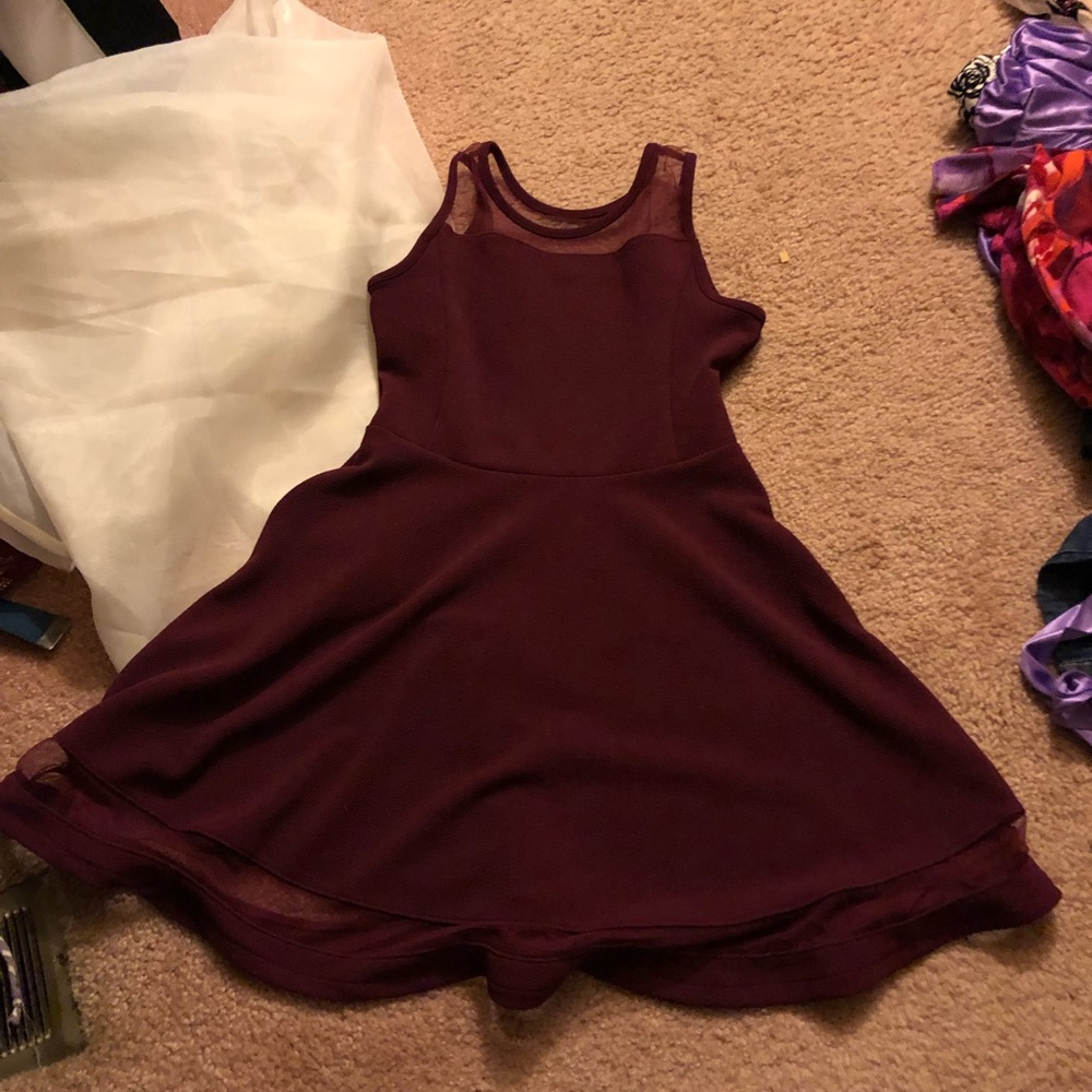 Maroon dress